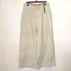 Anthropologie Elvenses Wide Leg Pants Size 6
